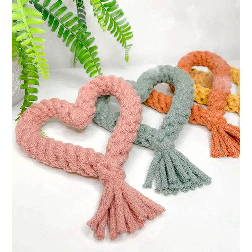 Muttsie Heart Dog Toy