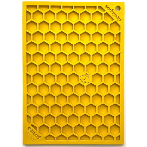 Best enrichment licking mat for dogs. Honeycomb design.