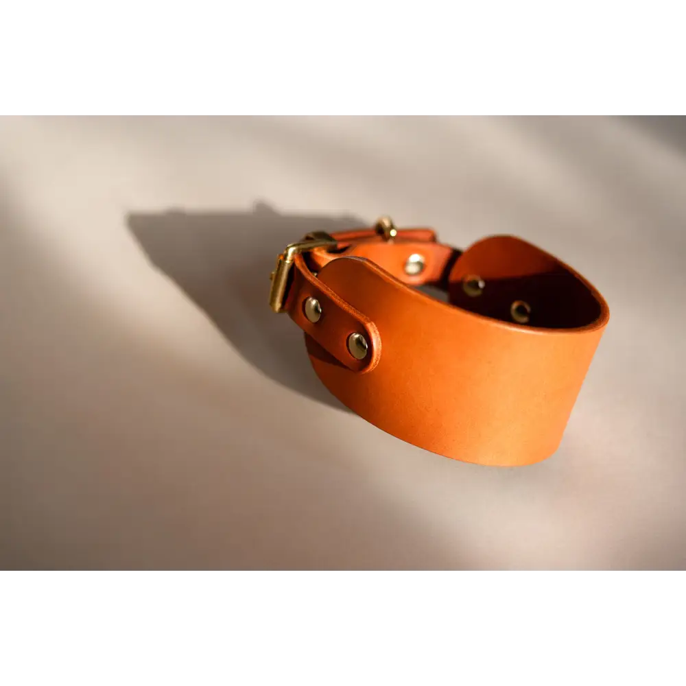 Hound Leather Collar - Dog collar