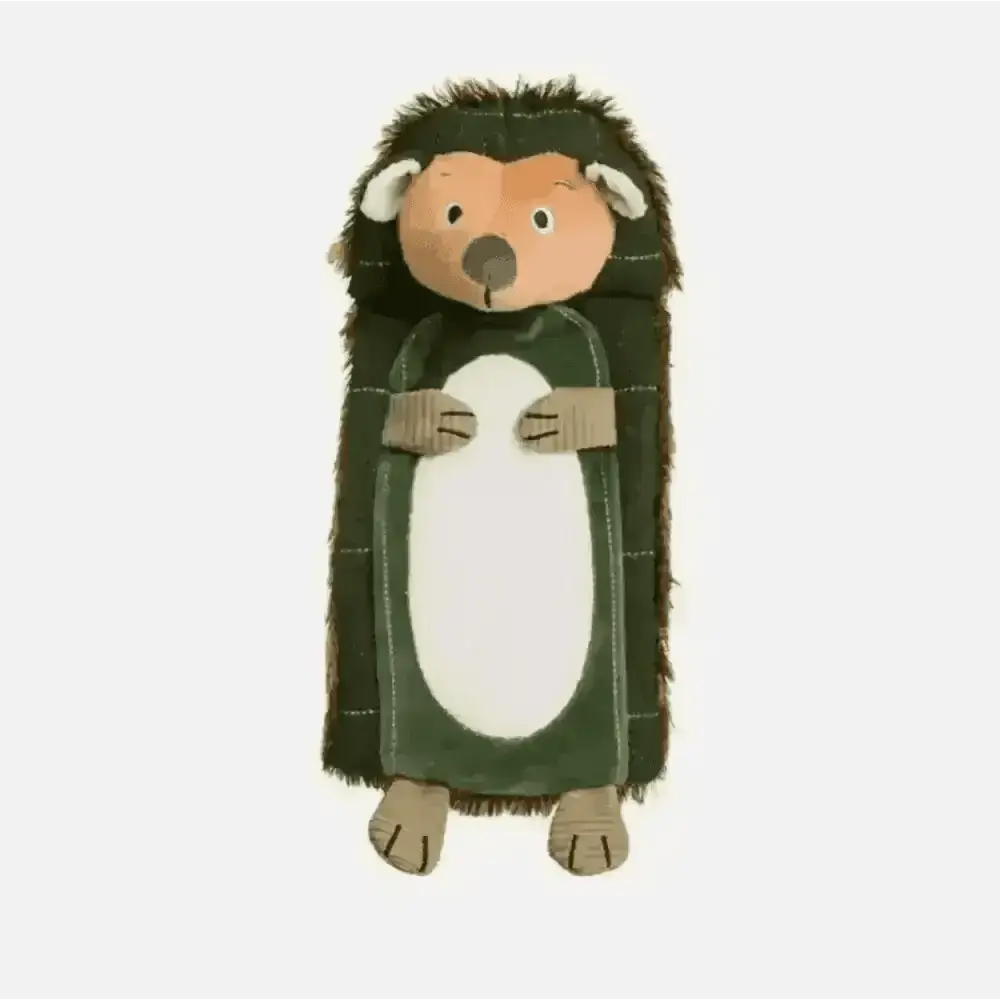 House of Paws Green Tweed Hedgehog Dog Toy - Toys | Natural Pet Shop