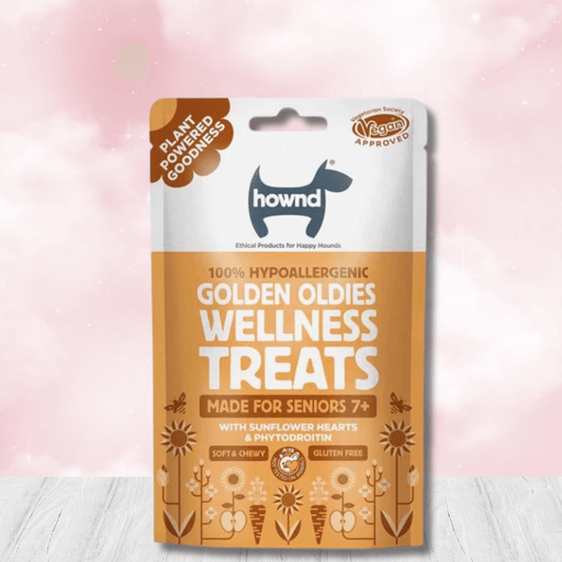 Hownd Golden Oldies Plant Based Hypoallergenic Wellness Treats 100g - Natural Dog Treats