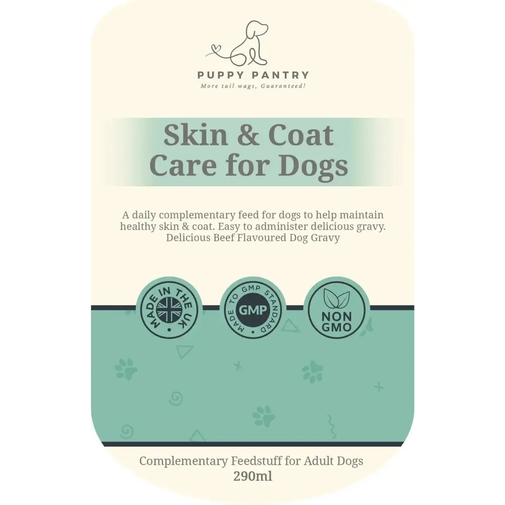 Itch Relief Gravy – 290ml Soothes itchy skin reduces dryness promotes a shiny coat - Dog Skin & Coat Care Gravy