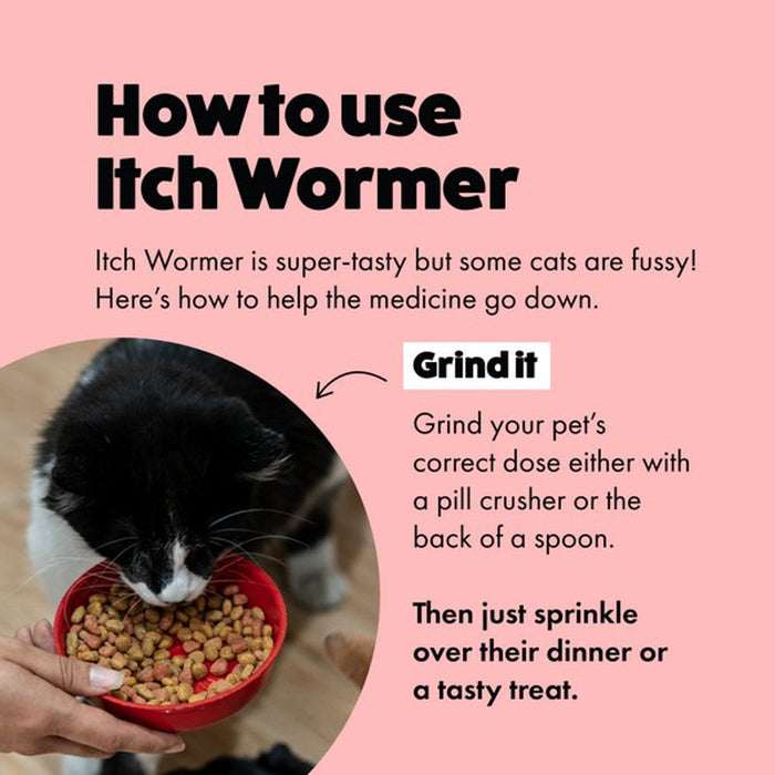 Itch Wormer Tablets for Cats - Cat Supplements