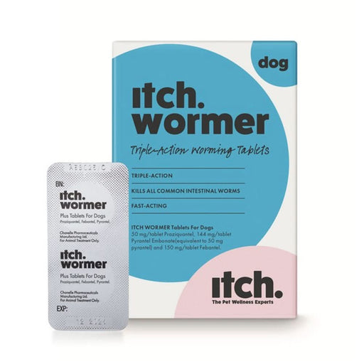 Itch Wormer Tablets for Dogs - Dog Supplements