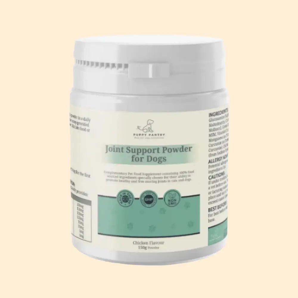 Joint Support Powder – Chicken (150g) With glucosamine chondroitin & MSM for mobility & comfort at all ages - Dog Joint