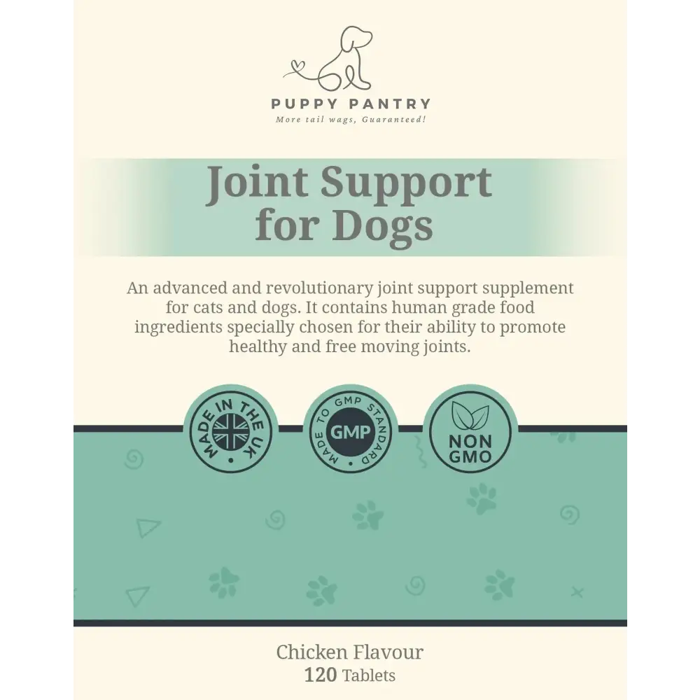 Joint Support Tablets – 300 Pack Advanced formula for mobility flexibility & comfort - Dog Joint Support Tablets