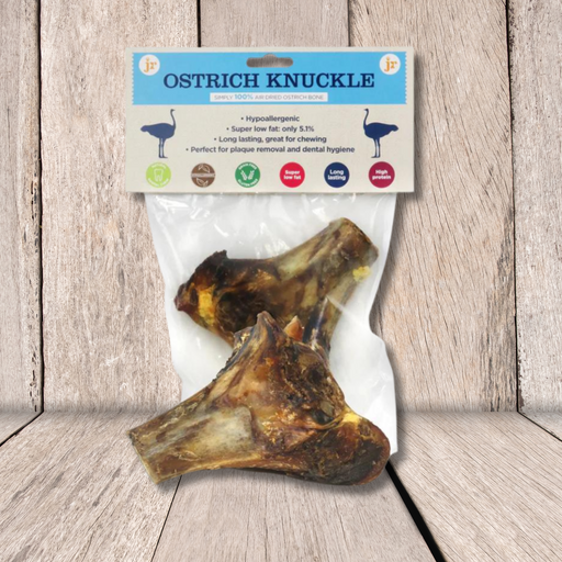 JR Ostrich Knuckle Bone | Natural grain free chew for dogs