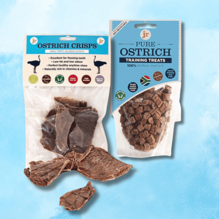 JR Ostrich Treat Bundle - Dog Treats