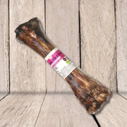 JR Pet Products Beef Shin bone-shaped dog chew toy in clear packaging