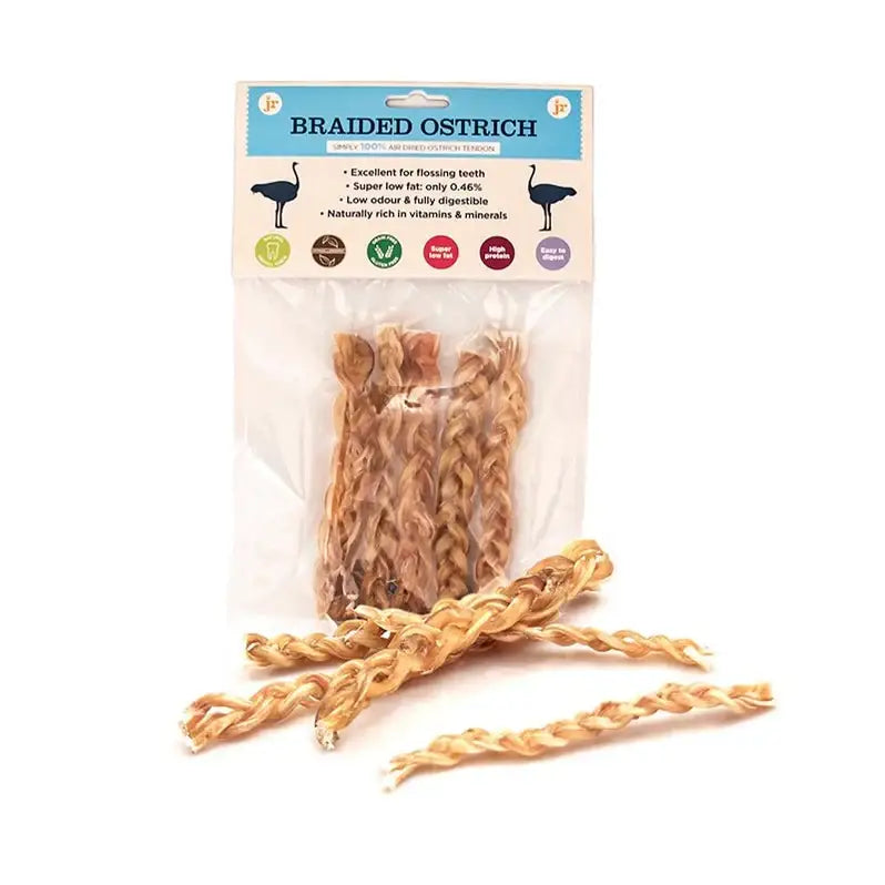 JR Braided Ostrich Tendon for dogs