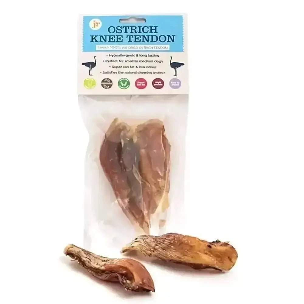 Jr Pet Products Ostrich Knee Tendon - Natural Dog Chew | Shop