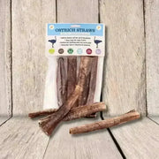 JR Pet Products Ostrich Straws pet products in natural beige hues