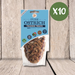 JR Pet Products Ostrich Training Treats Case of 10 - Natural Treats For Dogs