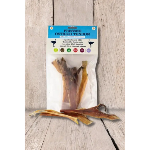 JR Pet Products Pressed Ostrich Tendon - Dog Treats