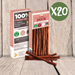 JR Pet Products Pure Duck Sticks Case of 20 - Natural Treats For Dogs