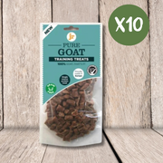 JR Pet Products Pure Goat Training Treats Case of 10 - Natural Treats For Dogs