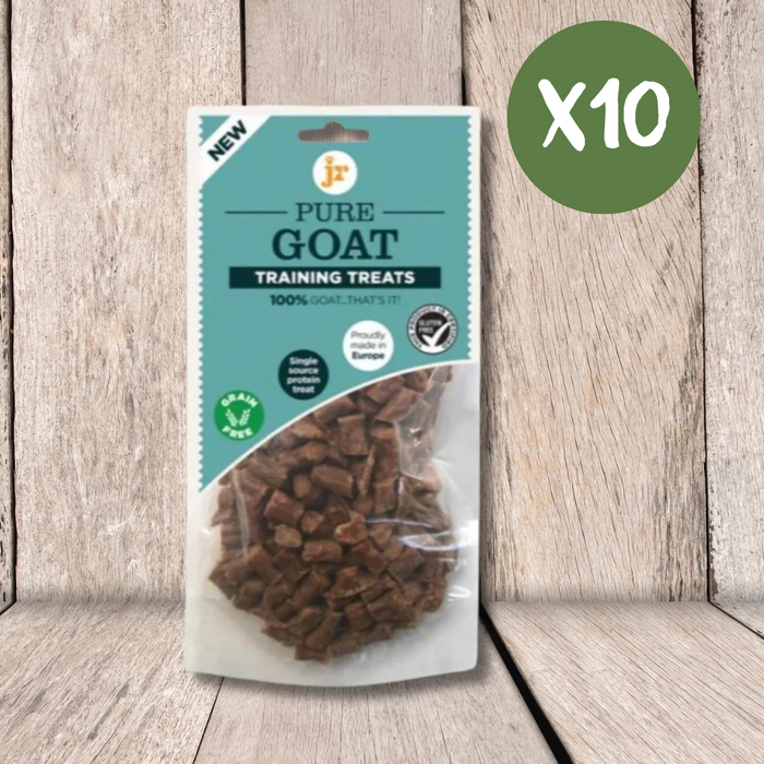 JR Pet Products Pure Goat Training Treats Case of 10 - Natural Treats For Dogs