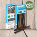JR Pet Products Pure Ostrich Sticks Case of 20 - Natural Treats For Dogs