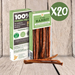 JR Pet Products Pure Rabbit Sticks Case of 20 - Natural Treats For Dogs