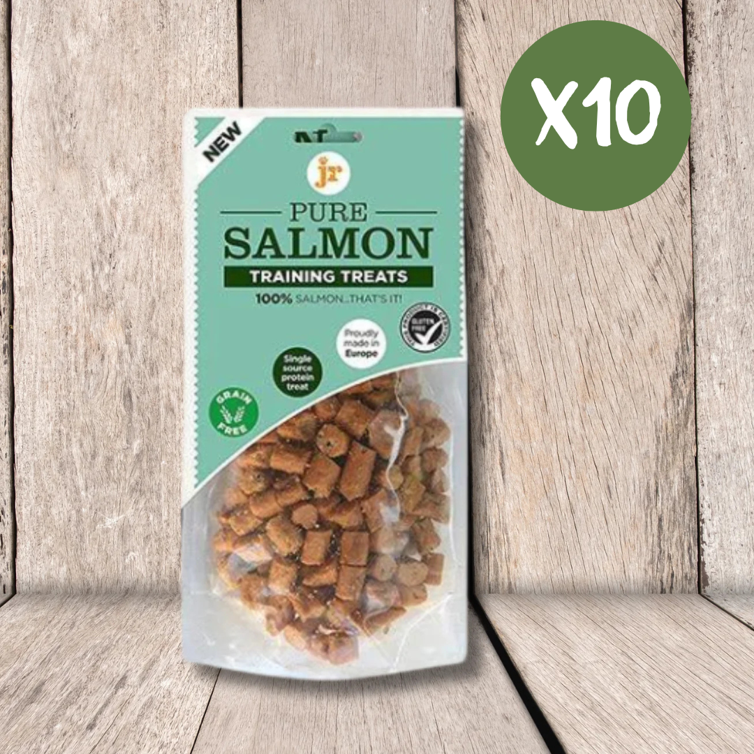 JR Pet Products Pure Salmon Training Treats Case of 10 - Natural Treats For Dogs