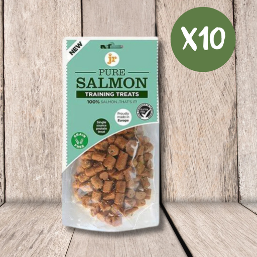 JR Pet Products Pure Salmon Training Treats Case of 10 - Natural Treats For Dogs