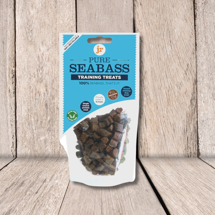 JR Pet Products Pure Seabass Training Treats - Natural Treats For Dogs