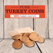 JR Pet Products Pure Turkey Coins - Natural Treats For Dogs