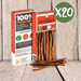 JR Pet Products Pure Turkey Sticks Case of 20 - Natural Treats For Dogs