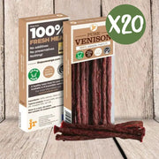 JR Pet Products pure venison sticks, 20-count natural dog treats