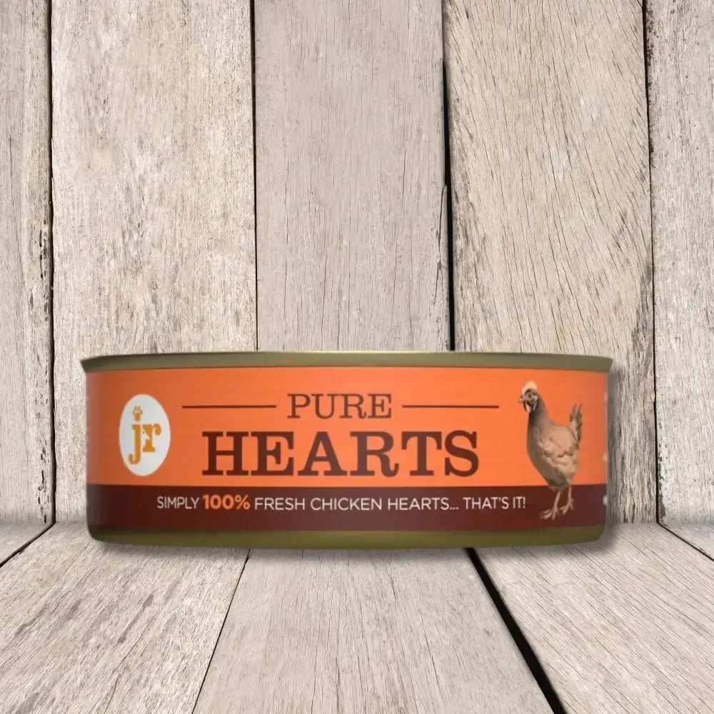 JR Pure Chicken Hearts Topper & Mixer 80g Canister