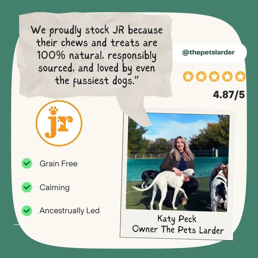 JR Pure Chicken Topper with 100% natural grain-free calming ancestral dog treats