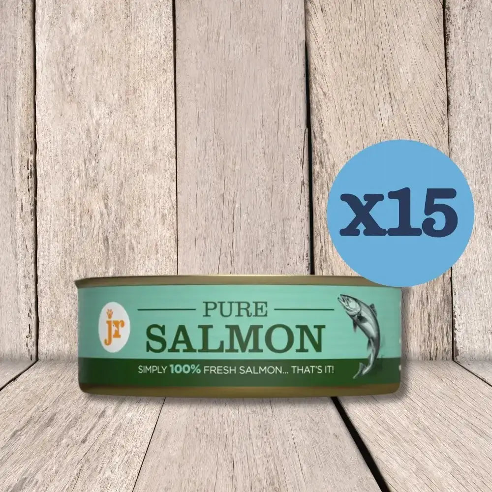 JR Pure Salmon Topper 15-pack of 80g cans