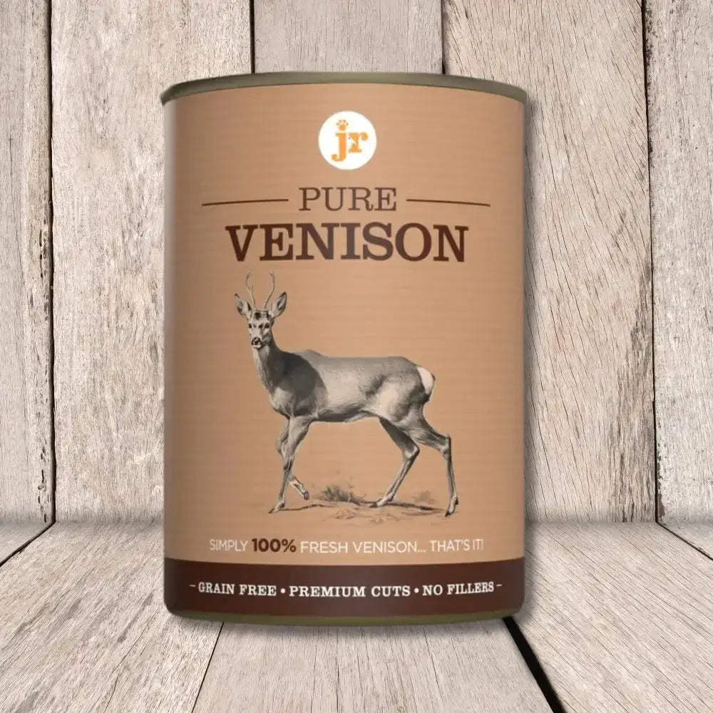 JR Pure Venison Topper & Mixer 400g: 100% fresh venison canned food