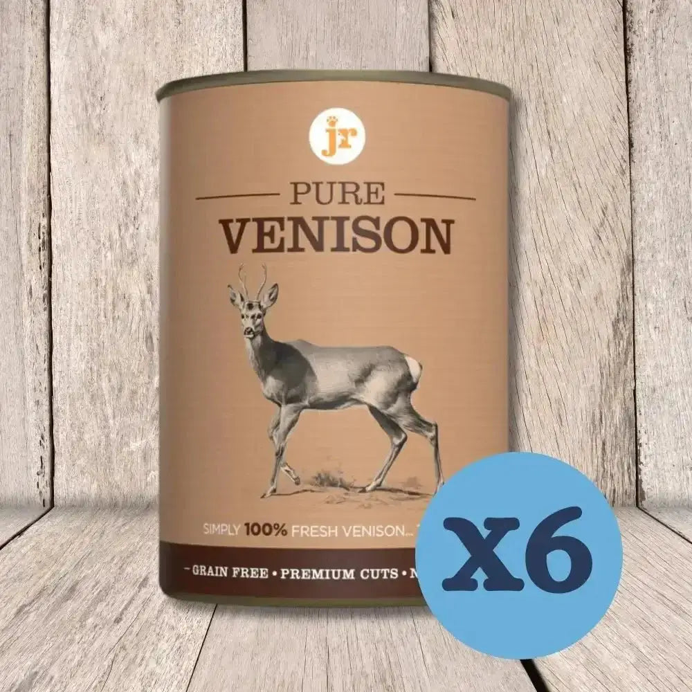 JR Pure Venison Topper & Mixer 400g: 100% fresh venison canned food