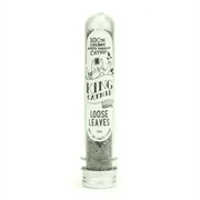 King Catnip organic catnip loose leaves in clear glass tube