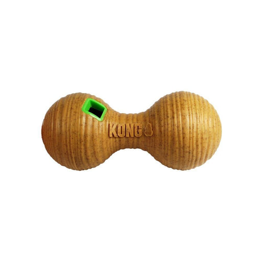 KONG Bamboo Feeder Dumbbell Medium Dog Toys KONG