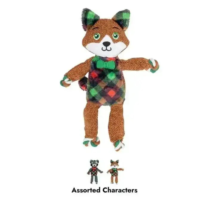 Kong Holiday Floppy Knots Dapper Assorted Dog Toy - Toys | Natural Pet Shop