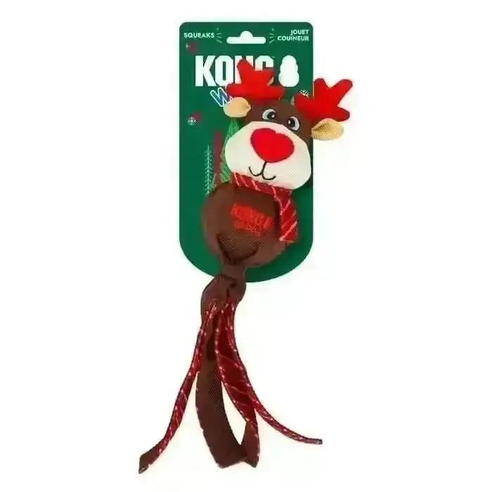 KONG Holiday Wubba Reindeer