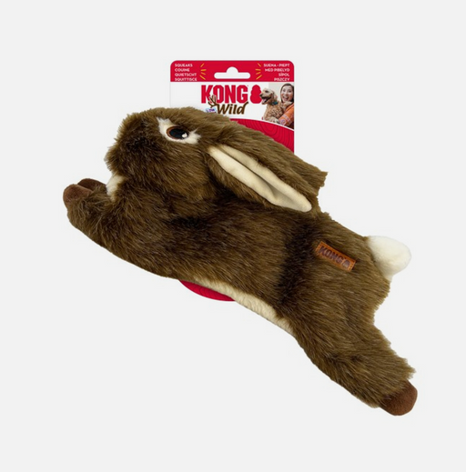 Kong Low Stuff Wild Rabbit Soft Dog Toy