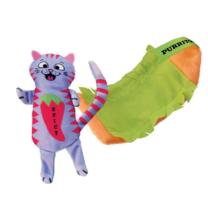 KONG Pull-A-Partz Purrito Cat Toys KONG