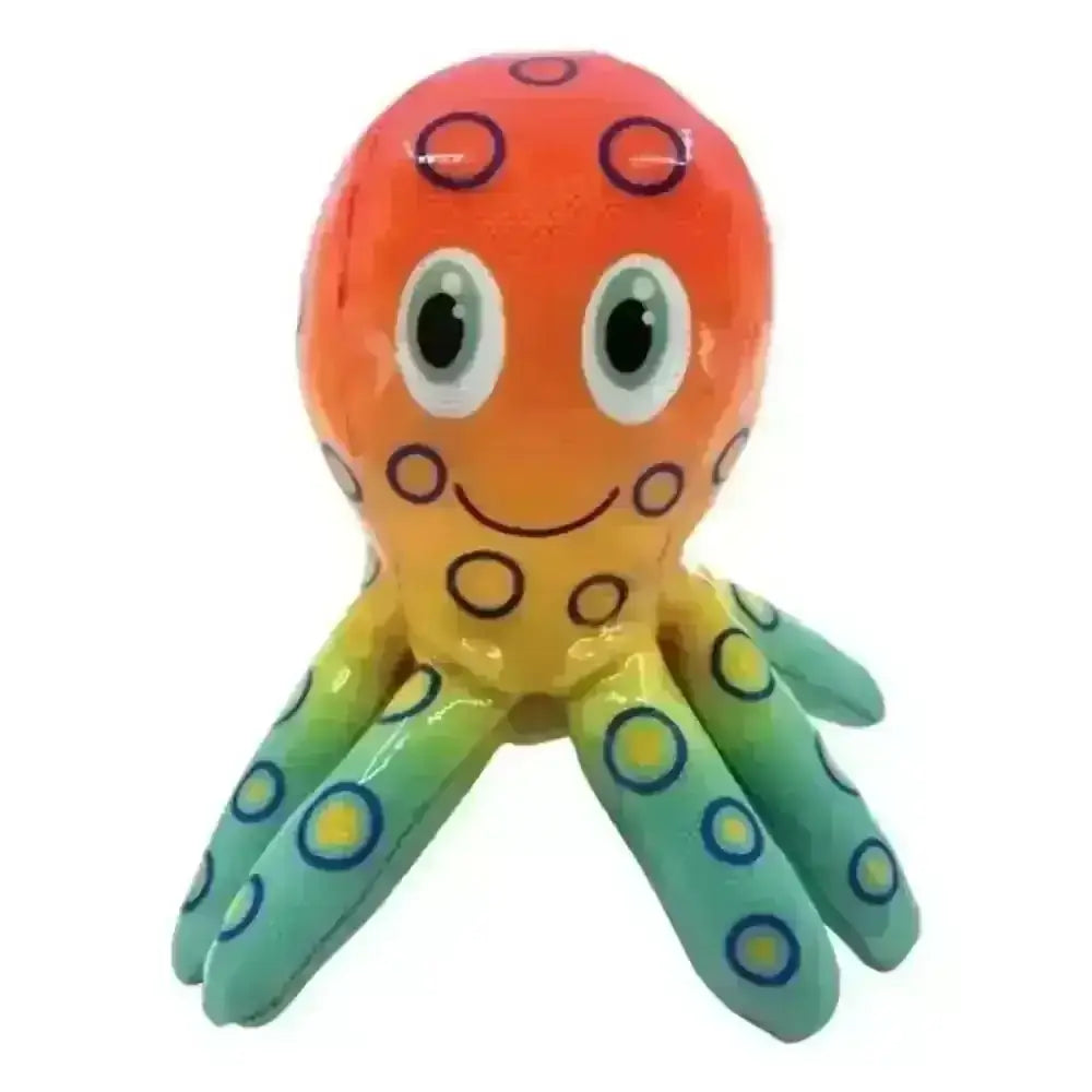 KONG Shieldz Tropics Medium Octopus Figurine with Vibrant Gradient and Dots