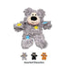 KONG Softies Patchwork Bear Cat Toys KONG