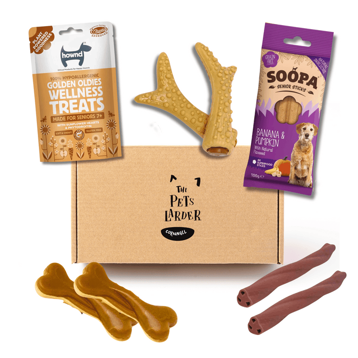 Letter Box Senior Treats Bundle - Natural Chews for Senior Dogs - Natural Treats For Dogs