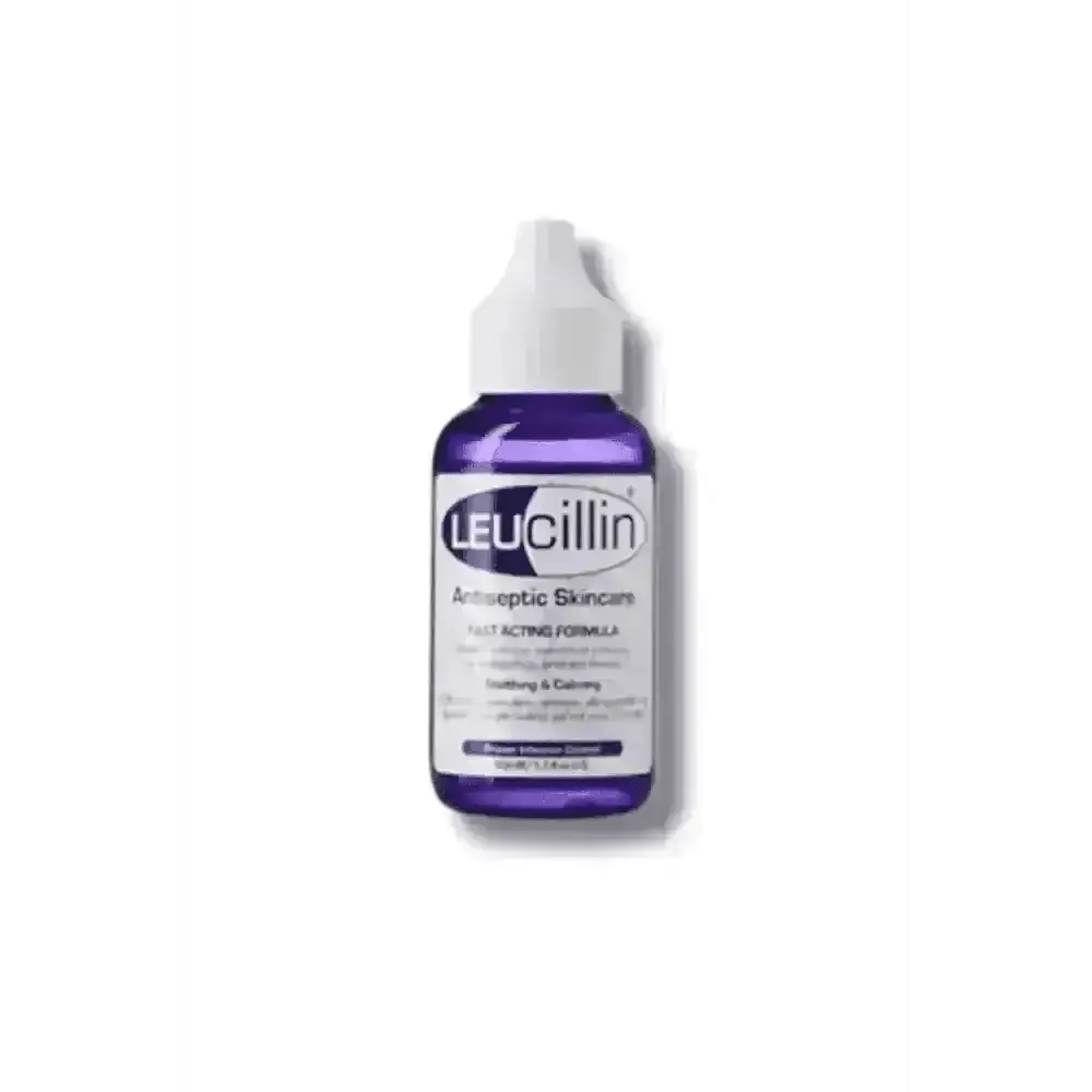 Leucillin 50ml purple liquid bottle for antiseptic animal skincare