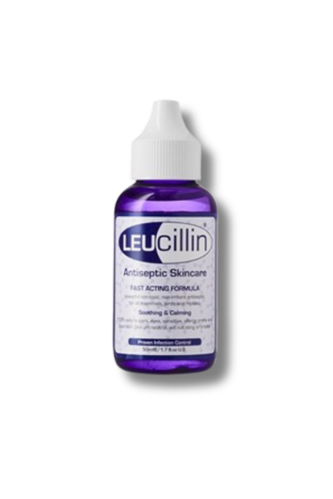 Leucillin Non Toxic Anticeptic Animal Skin Dropper 50ml | Dog wellbeing