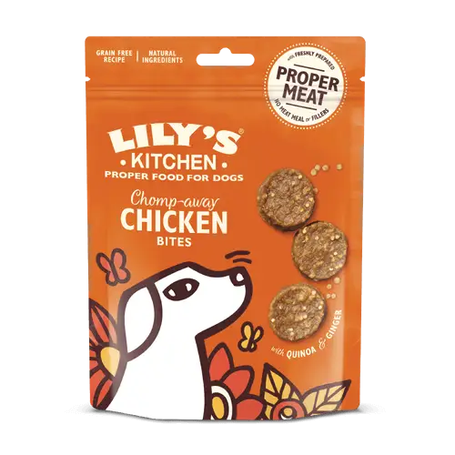 Lily's Kitchen Chomp-Away Chicken Bites Dog Treats Lily's Kitchen