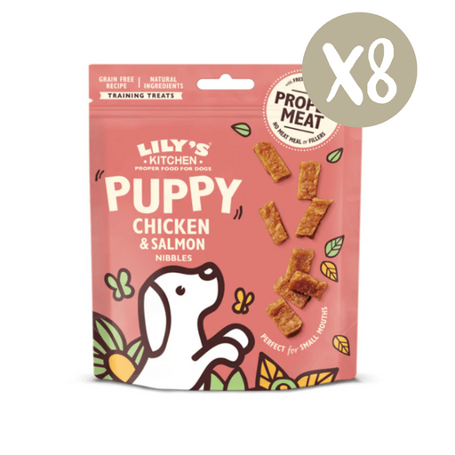Lily’s Kitchen Puppy Nibbles - Box of 8 - Natural Treats For Dogs