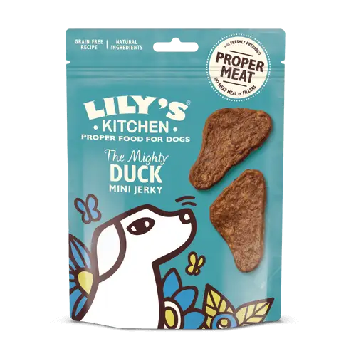Lily's Kitchen The Mighty Duck Mini Jerky Dog Treats Lily's Kitchen
