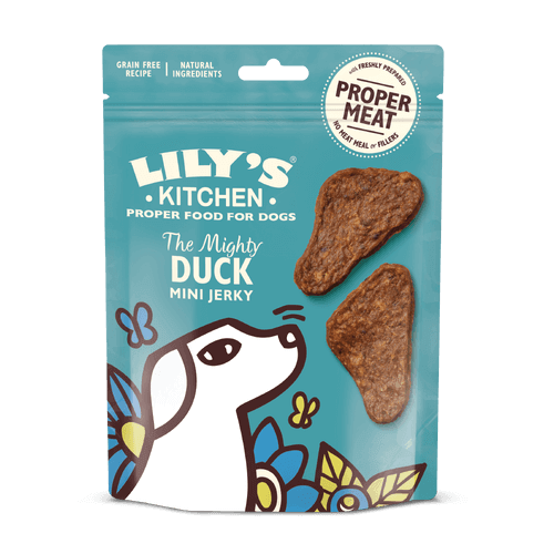 Lily's Kitchen The Mighty Duck Mini Jerky Dog Treats Lily's Kitchen