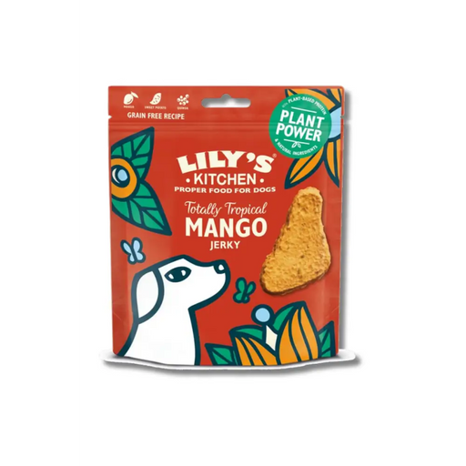 Lily's Kitchen Totally Tropical Mango Jerky for Dogs 70g | Natural grain free plant based treats